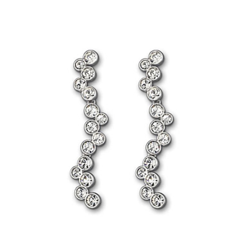 Swarovski Fidelity Pierced Earrngs Cry/Rhs 1121077
